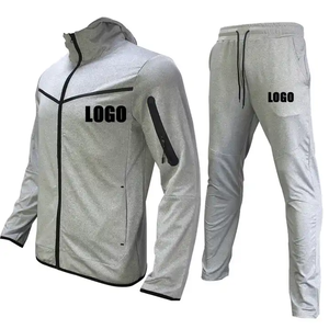 Conjunto Deportivo Personalizado con Logotipo, de Alta Calidad, en Felpa, Talla Grande para Hombre, Cortavientos, para Escalada, Ropa Deportiva Lisa, Sudadera - Product Image 2