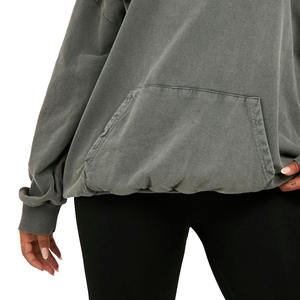 Sudaderas con Capucha de Algodón de Corte Cuadrado, Secado Rápido y Ecológicas para Mujer de Talla Grande, con Bolsillo Tipo Canguro, Diseño Personalizable y Opciones de Impresión - Product Image 4