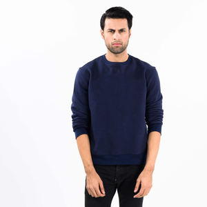 Super Comfortable Men's Long Sleeve Pullover Hoodie Customizable Super Quality Blank Sweatshirt Fleece <b>Crewneck</b> for Winter - Product Image 1