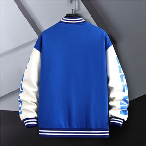 Chaquetas de Béisbol Personalizadas con Bordado Chenille, Chaquetas de Béisbol para Hombre de Lana y Lona, Cuello Alto, Impermeables y Transpirables - Product Image 6