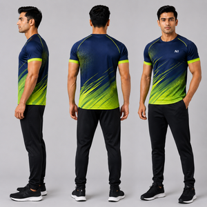 Breathable Dry Fit T <b>Shirt</b> for Men Lightweight Sports Gym Running Casual Fitness Wear Mens Athletic Dry Fit T <b>Shirt</b> - Product Image 5