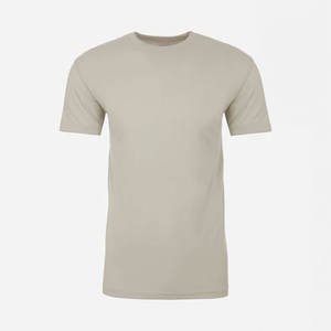 Camiseta Deportiva Unisex de Manga Corta, Cuello Redondo, Tejido CVC, Color Plateado - Product Image 1