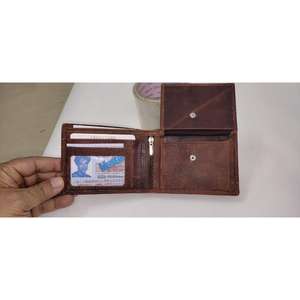 Cartera de Cuero Genuino de Oveja y Cabra Personalizada BSGI para Hombre, Monedero de Bolsillo, Producto Exportado de Calidad y Precio - Product Image 6