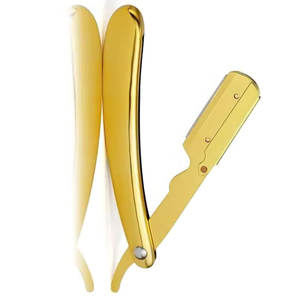 Rasoir de barbier en acier inoxydable Rasoir de barbier droit Rasoir de barbier professionnel 2025 - Product Image 2