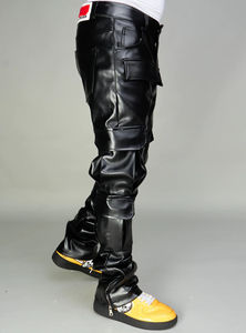 Pantalon en cuir pour hommes les mieux notés Skinny Fit Style décontracté Toile confortable et durable pour un usage quotidien Aventures en plein air Léger - Product Image 6