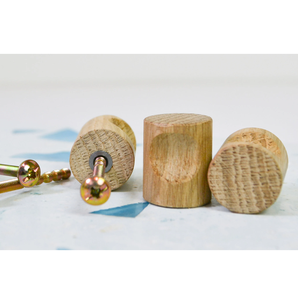 Perilla de madera personalizada para el hogar y la Oficina, la más vendida, Color sin terminar, forma redonda, perilla de alta calidad, puerta de armario pequeña de madera - Product Image 1