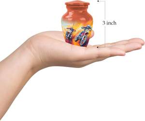 Urna de montar para cenizas, urna de recuerdo para hombre adulto para papá, urna de cremación para cenizas humanas, urna funeraria conmemorativa para mujeres, tamaño personalizado - Product Image 5