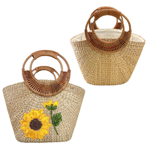 Bolsos de jacinto de agua sostenibles Moda con conciencia - Product Image 1