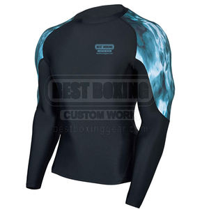 Ropa de gimnasio transpirable Rash Guard Fight Training Gear Rash Guard Alta calidad Nuevo estilo Hombres Rash Guard - Product Image 1