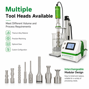 Lab 20kz 1500W <strong>Ultrasonic</strong> Homogenizer Sonicator Ultrasound Emulsification With Electric Bracket <strong>Ultrasonic</strong> Emulsifier Probe - Product Image 4