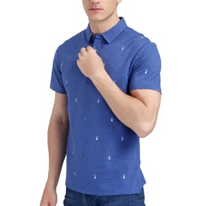 2024 hommes Offre Spéciale Glover coton pour Polo T-shirt motif solide Oxford respirant col à manches courtes haut décontracté - Product Image 5