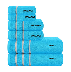 Serviette de bain en coton 100% de qualité supérieure, logo personnalisé imprimé, service OEM, vente en gros du Pakistan pour l'hôtellerie et la cuisine - Product Image 1