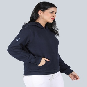Logotipo personalizable Impreso Oversized Heavyweight Fleece Hoodies todas las mezclas Mujeres Nuevo Estilo Casual Invierno sudadera de gran tamaño - Product Image 3