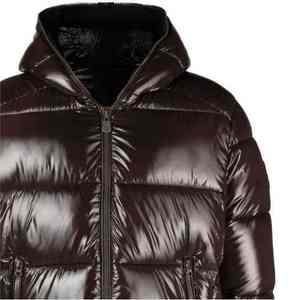 Varsity Jacket Luxurious Quality Custom Mens Winter Puffer Jacket Double Zipper Hooded Fashionable <b>Waterproof</b> Plus Size - Product Image 3