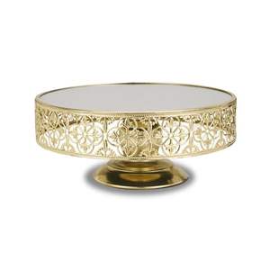 Présentoir à gâteaux en métal à la mode avec un style contemporain pour les réceptions de mariage modernes et les expériences culinaires de luxe - Product Image 5