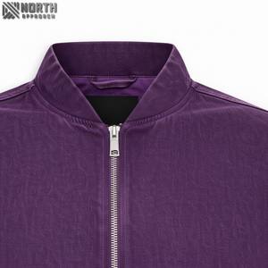 Veste en jean à logo personnalisé Street Wear Veste en jean oversize de haute qualité délavée à l'acide pour hommes - Product Image 4