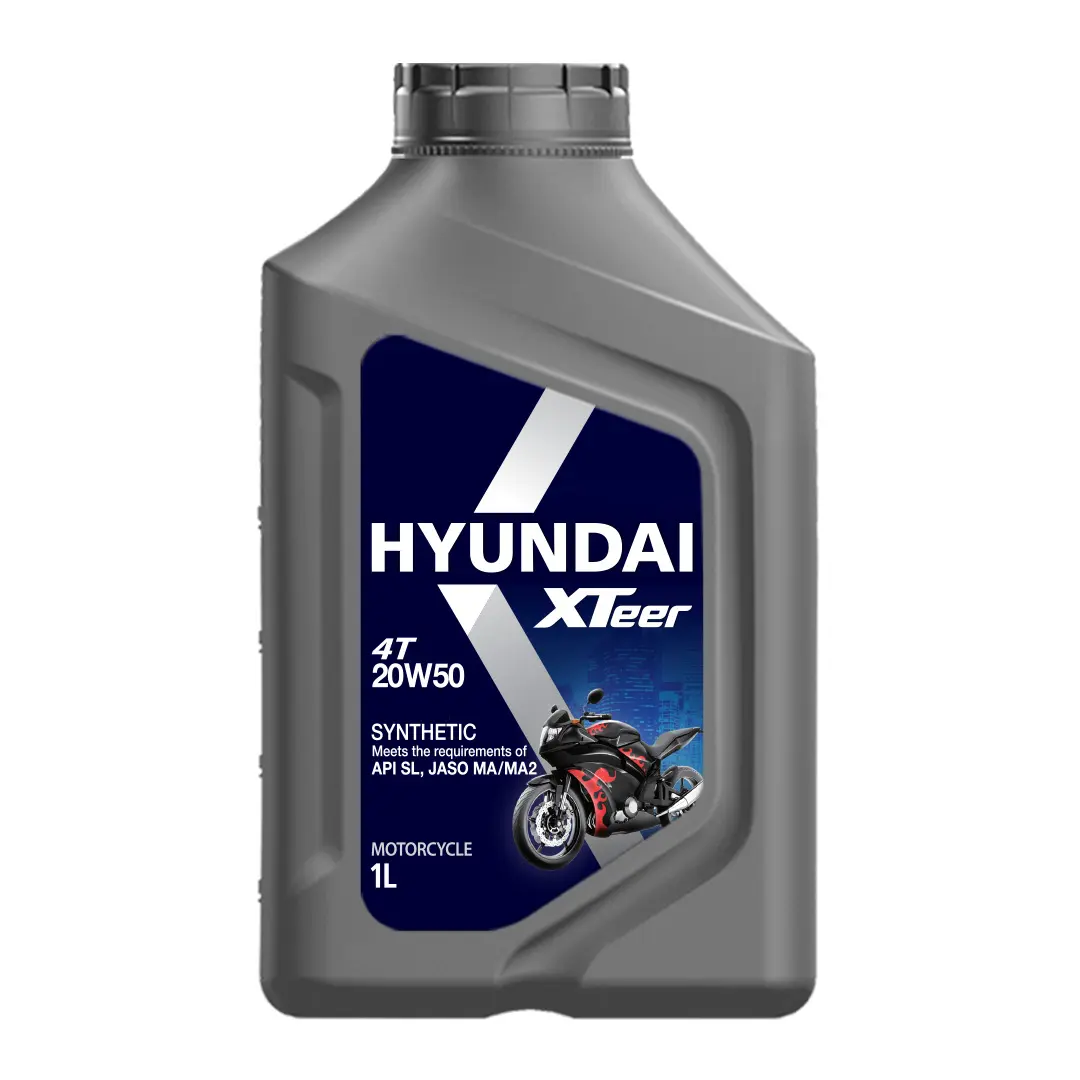 Hyundai XTeer sepeda motor 4T / 20W-50, Semi sintetis