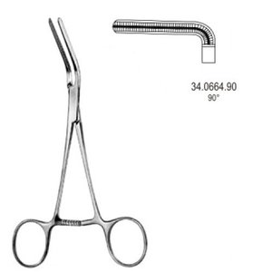 Penjepit multiguna Dardik Atraumatic 90 °, 15cm