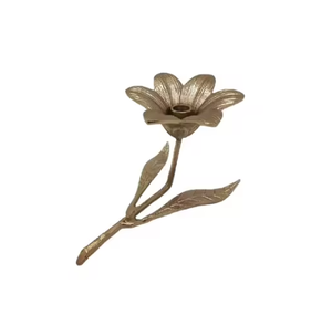 Lujosos candelabros en forma de flor, Decoración de mesa o decoración de pared, iluminación de Metal a pedido, decoración navideña para el hogar - Product Image 1