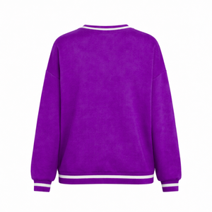 เสื้อสเวตเชิ้ต NCVW Sorority แบบลำลอง ผ้าฝ้าย คอกลม ทรงโอเวอร์ไซส์ ปักลาย พรีเมียม สำหรับผู้หญิง - Product Image 4