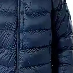 Custom Printed <b>Winter</b> Puffer Jacket Stand <b>Warm</b> Windproof Hoodie Zipper Closure Casual Insulated Jacket Woven Techniques Feather - Product Image 6