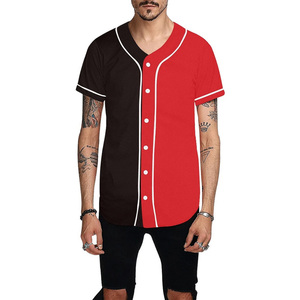 Camiseta de béisbol para hombre con tasa razonable OEM, camiseta de béisbol para hombre de gran calidad, hecha a medida, de tendencia superior, superventas, con peso ligero - Product Image 1