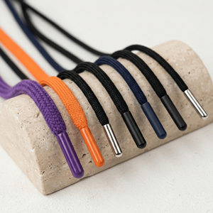 Cordon tressé imperméable 100 % polyester avec logo personnalisé pour vêtements, chaussures, sacs et lacets (OEM/Vente en gros) - Product Image 3