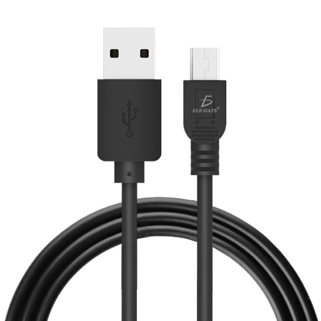 ELE-GATE Mini USB Cable V3 WI.01.3 3M PVC for Fast Data Transfer 3A Fast Charging Multiple Length Options 1m 1.8m 8m 10m