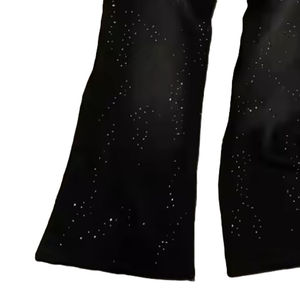 กางเกงจ็อกเกอร์ผ้าแคนวาสสีดำฟอกสีแบบลำลองทรงตรงเอวยางยืดระบายอากาศได้ดี ผลิตจากผ้าฝ้าย 100% สไตล์สตรีทแวร์แบบสั่งทำพิเศษ ปี 2025 - Product Image 5