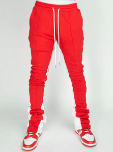 กางเกง2024พิมพ์ลายกางเกงขายาวกางเกงสเวตเตอร์ลำลองเทรนด์สำหรับฤดูหนาวสไตล์สตรีทกางเกงสแต็คสุดเท่ขาบานสำหรับผู้ชาย - Product Image 5