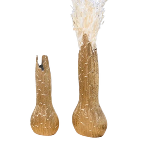 Vase à fleurs en aluminium de forme unique pour la décoration de la maison, centre de table décoratif pour mariage, vases à fleurs à vendre - Product Image 1