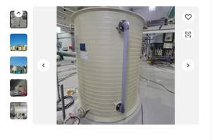 Grand réservoir en plastique PE du fabricant professionnel à vendre récipient à pression avec composants de noyau de pompe - Product Image 3