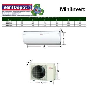 มินิสปลิตรุ่นใหม่สำหรับขาย, MXINV-002, 12000 บีทียู, 1.0 ตัน - Product Image 3
