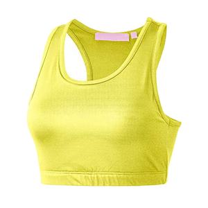 RUNNING GIRL Sujetador deportivo con tiras para mujer Sexy espalda abierta Sujetador de Yoga de soporte medio con copas extraíbles POR BS 2025 - Product Image 4