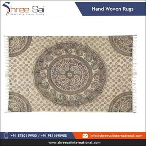 Tapis traditionnel en coton Dhurrie tapis plat tissé à la main avec une touche d'héritage pour un décor culturel ou un style de maison pour l'approvisionnement en vrac - Product Image 3