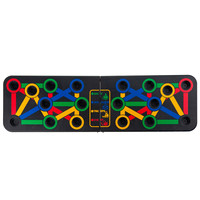 Planche d'exercices multifonctionnelle pliable 14-en-1 Martom AF18 pour pompes, en ABS, pour entraînement à domicile, fitness adulte