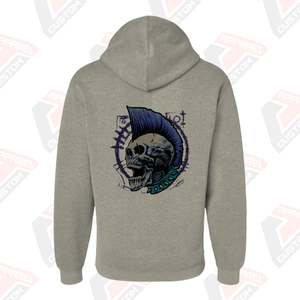 Sudadera con capucha de gran tamaño para hombre con logotipo bordado de alta calidad 360gsm bolsillo de punto ropa de calle personalizable impresión digital - Product Image 2