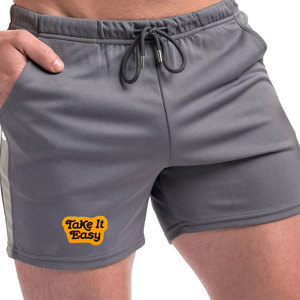 Pantalones de gimnasio para hombre, de secado rápido, para correr, de verano, informales, deportivos, de entrenamiento, con patrón sólido, de estilo informal - Product Image 1