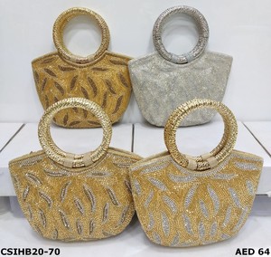 Hot Selling Ethnic Designer Evening Bags Bridal Rhinestone <b>Handbag</b> by Indian Manufacturer Wholesale Prices for Exporters - Product Image 2