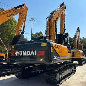 Excavatrice utilisée de R220-9S de Hyundai vente de matériel de construction de moteur de Cummins de 22 tonnes - Product Image 1