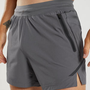 Shorts de sport personnalisés avec logo, blocs de couleur, 5 pouces, cordon de serrage, entraînement de fitness coloré, shorts de sport pour hommes - Product Image 4