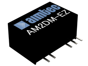 Módulo de Alimentación de Salida Única con Carcasa Negra de 4 Pines para Montaje en Placa, Convertidor DC-DC Amtec AM1SS-EZ - Product Image 3