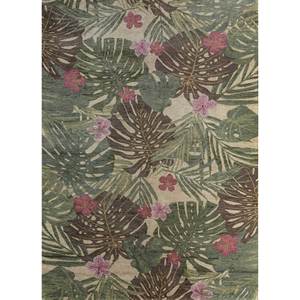 พรมขนสัตว์ลายดอกแพนซี่ถักมือหลายชั้นสำหรับใช้ในบ้าน-Lca-808 - Product Image 1