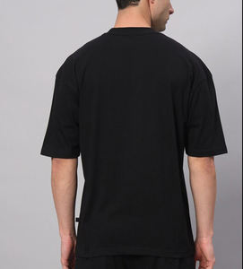 Ensemble de survêtement d'été personnalisé pour homme, 100 % coton respirant, t-shirt et short, avec impression sérigraphiée en relief - Product Image 2