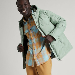 2024 veste matelassée imperméable de style High Street pour hommes sur mesure avec bombardier d'hiver à bulles et motif de lettres - Product Image 2