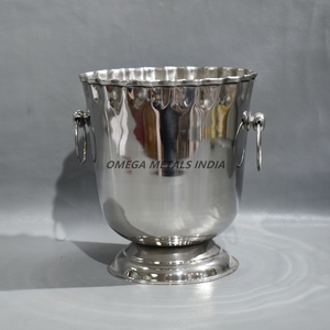 Enfriador de bebidas de acero inoxidable de gran capacidad y enfriador de vino Cubo de hielo duradero para mantener las bebidas frías en las fiestas - Product Image 5