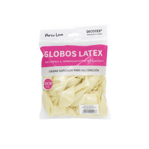 Globos de Látex Transparentes de 30cm R12 para Decoración, Party Love - Product Image 2