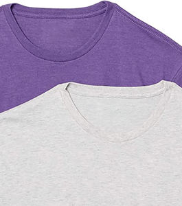 Camiseta de media manga a la moda para hombre, jersey de poliéster/algodón, comodidad de alta calidad, transpirable, diseño elástico, logotipo de Color personalizado - Product Image 6