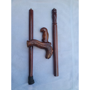 Bastón de Madera Resistente y Ecológico Hecho a Mano con Empuñadura Recta para Bastones Personalizados, Ayudas de Movilidad y Proyectos de Artesanía - Product Image 4