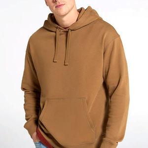 Dernier sweat à capuche à épaules tombantes pour hommes à la mode avec un design uni de marque de distributeur personnalisée pour une utilisation en hiver Position du logo avant - Product Image 6